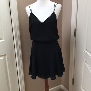 Perfect black wedding guest dress.